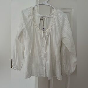 Neuflora Emberley Blouse - Creamy White XS